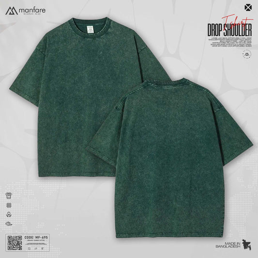 200+ GSM Premium Drop Shoulder T-Shirt | MF-695
