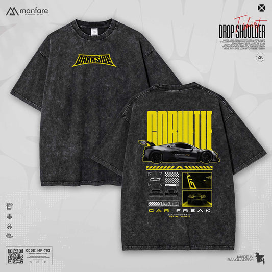 200+ GSM Premium Drop Shoulder T-Shirt | MF-703