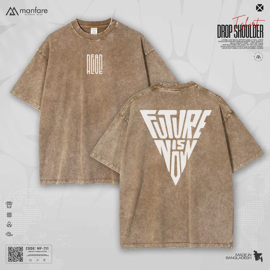 200+ GSM Premium Drop Shoulder T-Shirt | MF-711