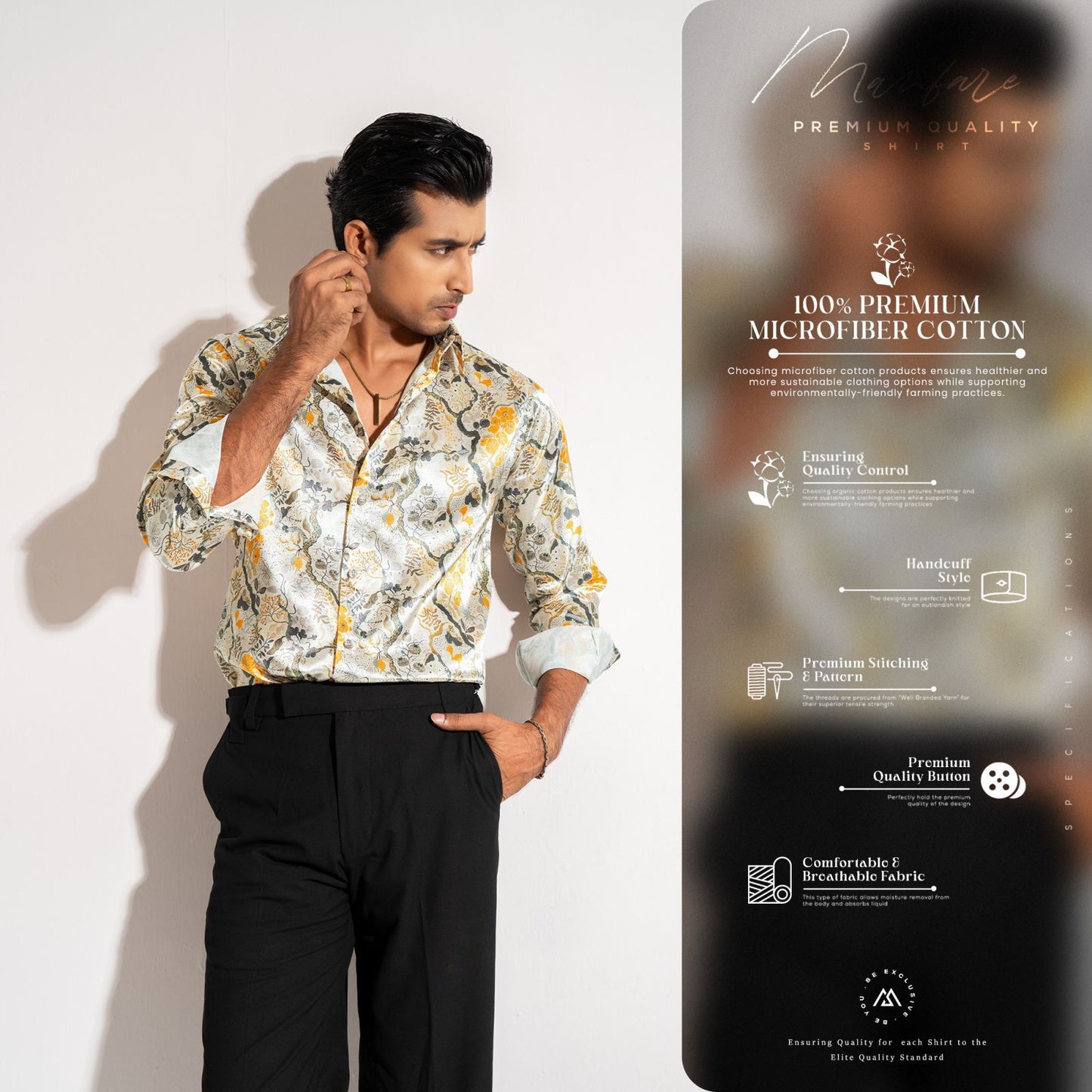 Premium Casual Printed Shirt For Men I MS-112