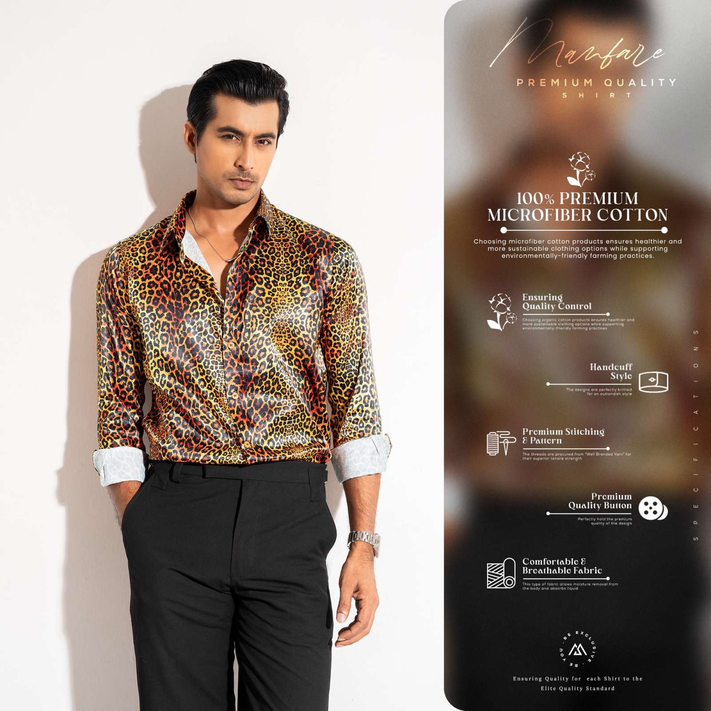 Premium Casual Printed Shirt For Men I MS-113