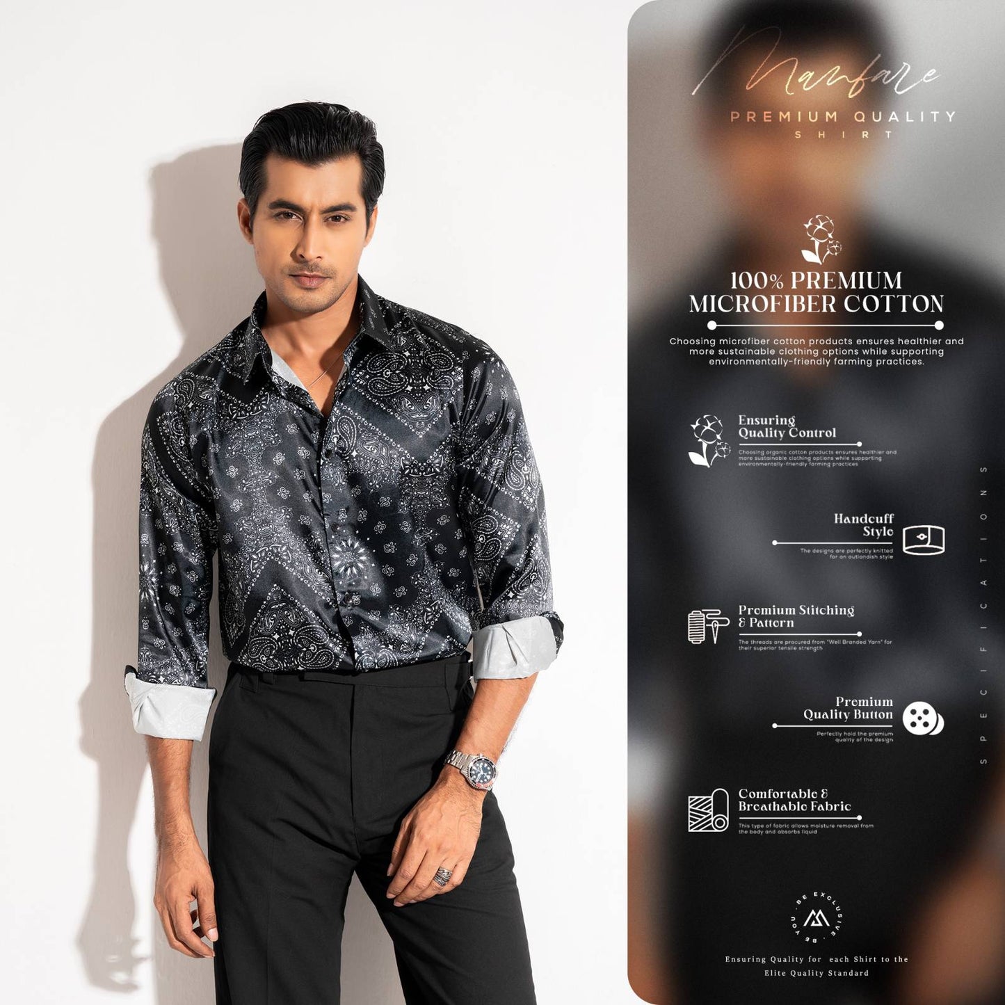 Premium Casual Printed Shirt For Men I MS-117