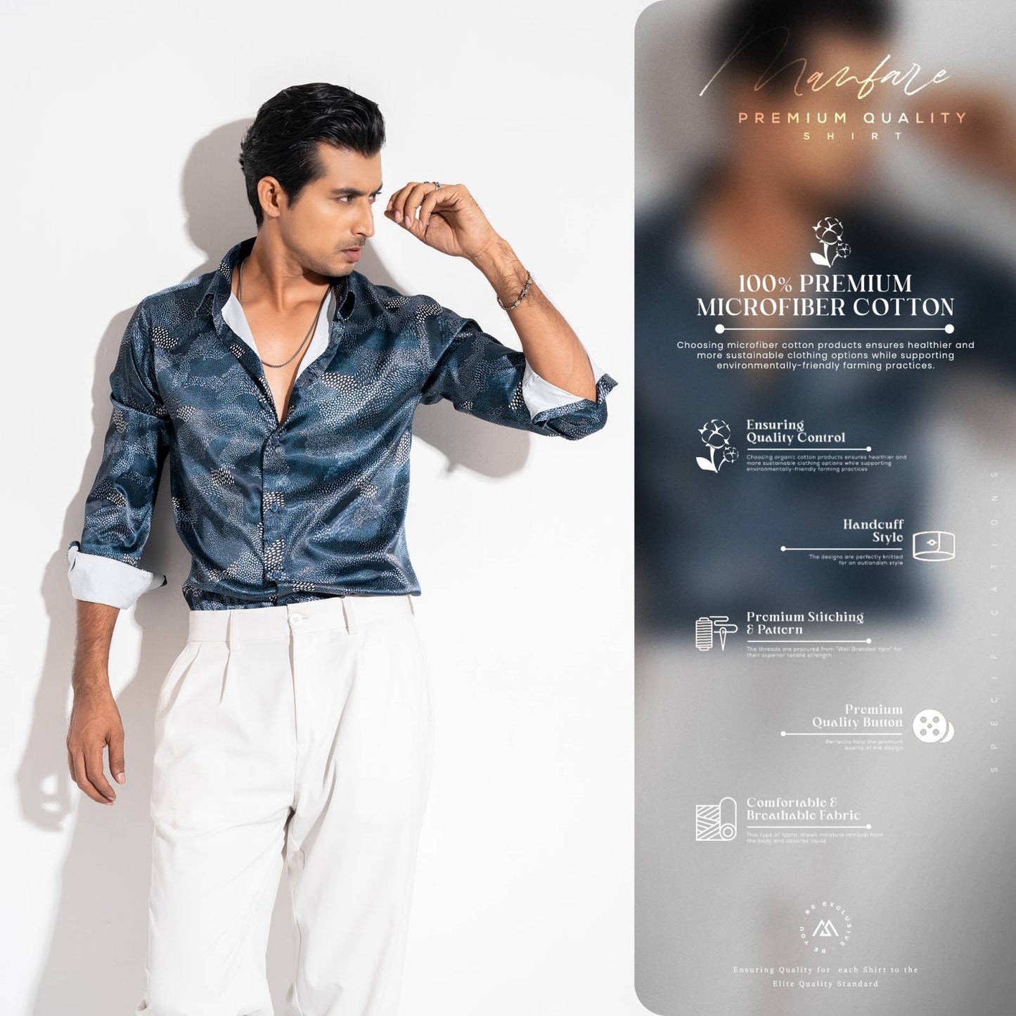 Premium Casual Printed Shirt For Men I MS-118