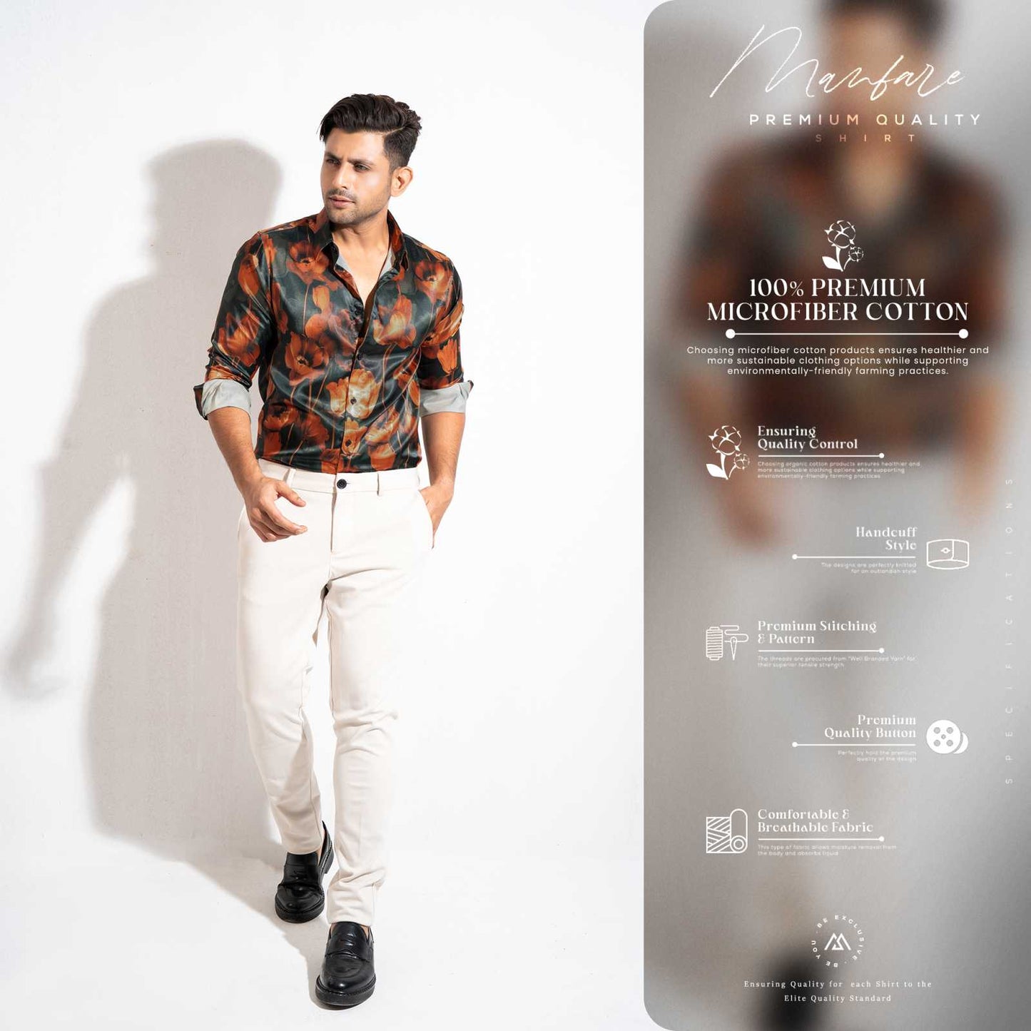 Premium Casual Printed Shirt For Men I MS-93