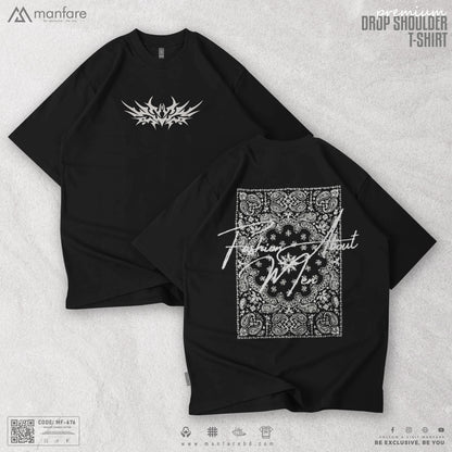 200+ GSM Premium Drop Shoulder T-Shirt | MF-676