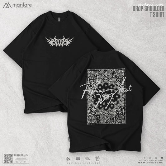 200+ GSM Premium Drop Shoulder T-Shirt | MF-676