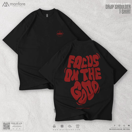 200+ GSM Premium Drop Shoulder T-Shirt | MF-678