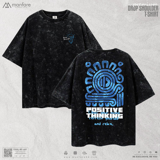 200+ GSM Premium Drop Shoulder T-Shirt | MF-687