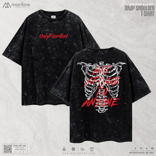 200+ GSM Premium Drop Shoulder T-Shirt | MF-688