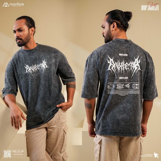 200+ GSM Premium Drop Shoulder T-Shirt | MF-689