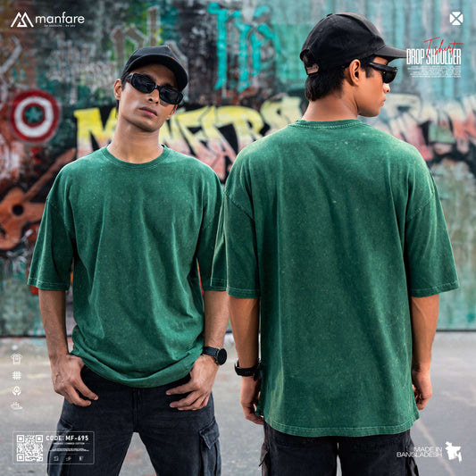 200+ GSM Premium Drop Shoulder T-Shirt | MF-695