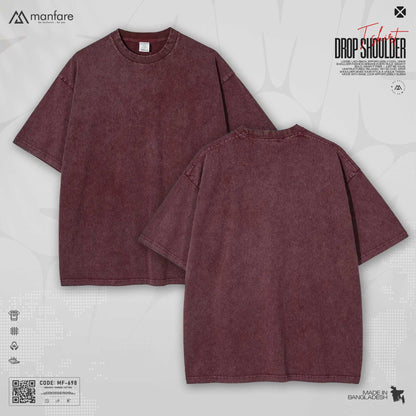 200+ GSM Premium Drop Shoulder T-Shirt | MF-698