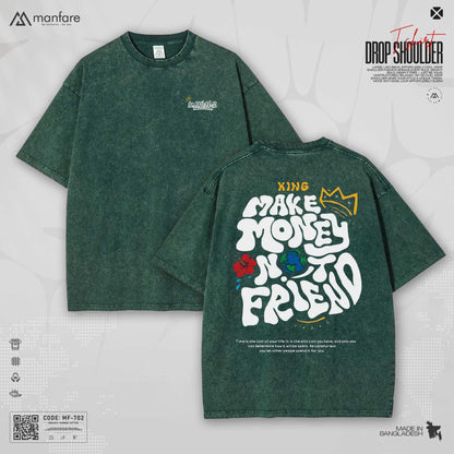 200+ GSM Premium Drop Shoulder T-Shirt | MF-702