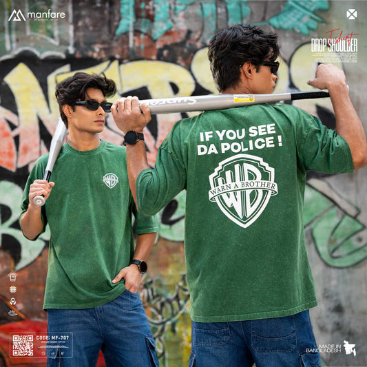200+ GSM Premium Drop Shoulder T-Shirt | MF-707