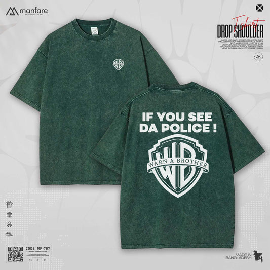 200+ GSM Premium Drop Shoulder T-Shirt | MF-707