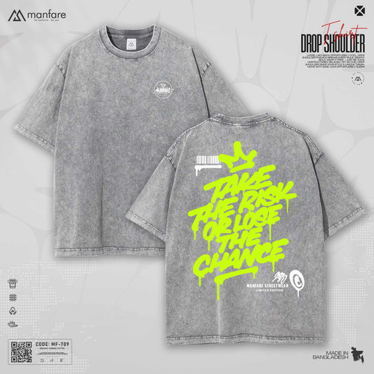 200+ GSM Premium Drop Shoulder T-Shirt | MF-709