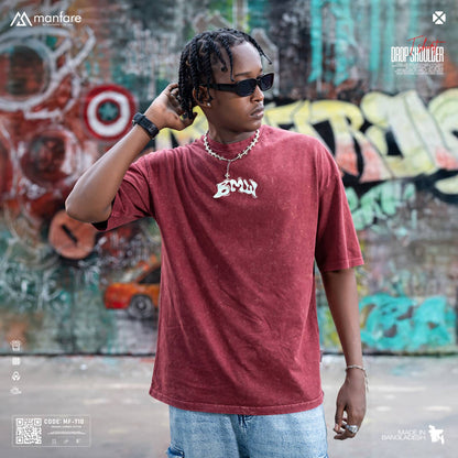 200+ GSM Premium Drop Shoulder T-Shirt | MF-710