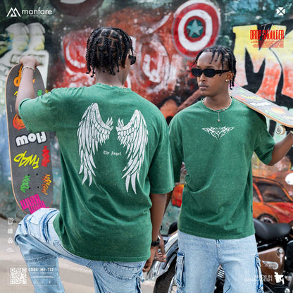 200+ GSM Premium Drop Shoulder T-Shirt | MF-712