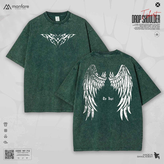 200+ GSM Premium Drop Shoulder T-Shirt | MF-712
