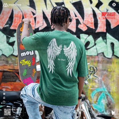 200+ GSM Premium Drop Shoulder T-Shirt | MF-712