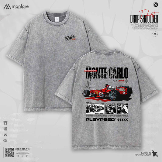 200+ GSM Premium Drop Shoulder T-Shirt | MF-713