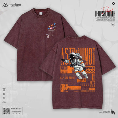 200+ GSM Premium Drop Shoulder T-Shirt | MF-714