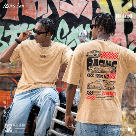 200+ GSM Premium Drop Shoulder T-Shirt | MF-715