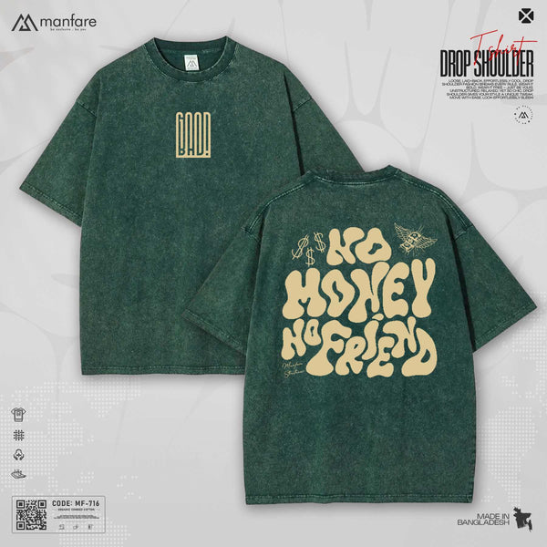 200+ GSM Premium Drop Shoulder T-Shirt | MF-716