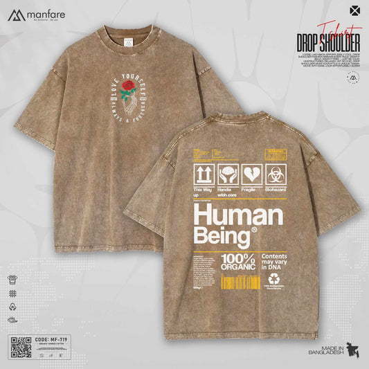 200+ GSM Premium Drop Shoulder T-Shirt | MF-719