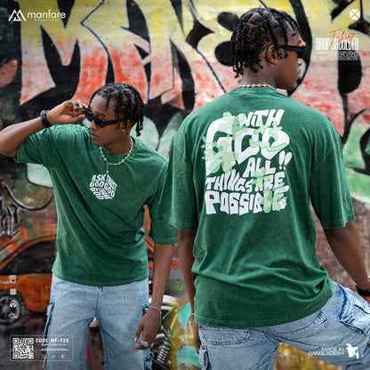 200+ GSM Premium Drop Shoulder T-Shirt | MF-720