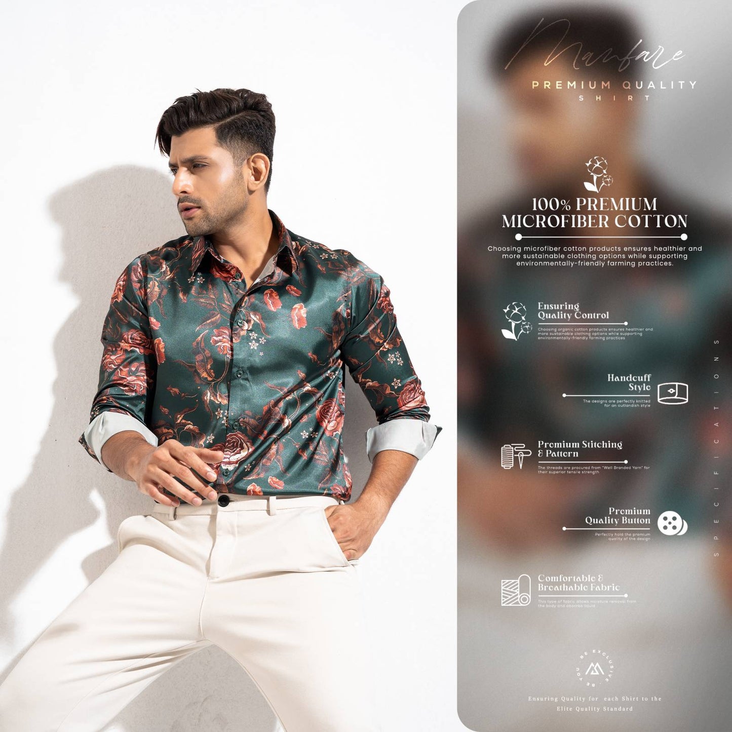Premium Casual Printed Shirt For Men I MS-107