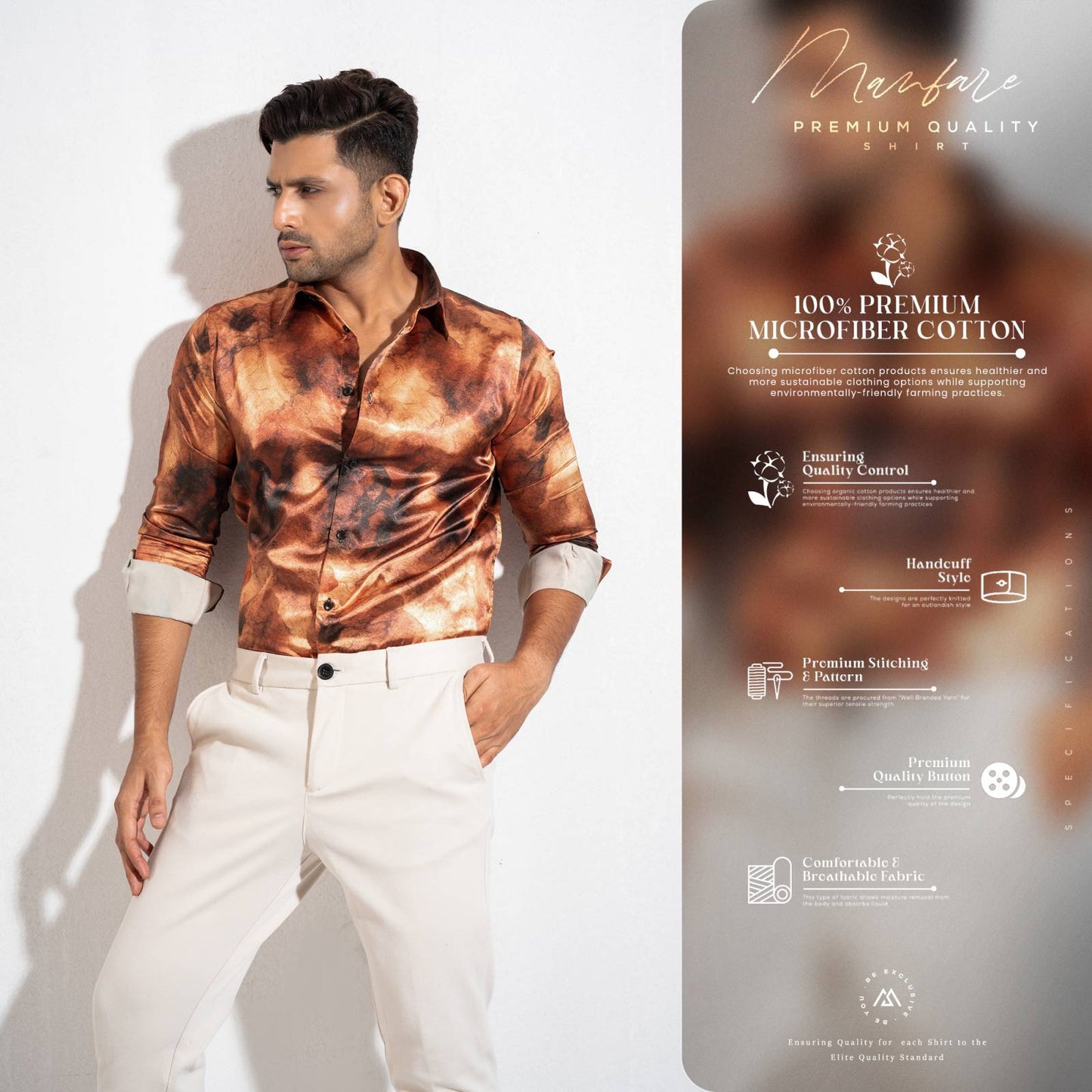 Premium Casual Printed Shirt For Men I MS-108