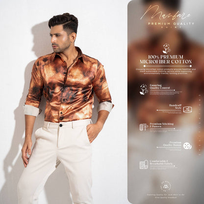 Premium Casual Printed Shirt For Men I MS-108