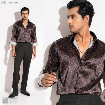 Premium Casual Printed Shirt For Men I MS-116