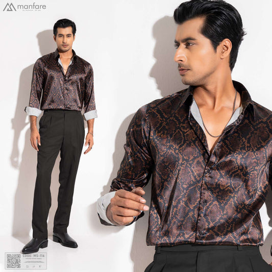 Premium Casual Printed Shirt For Men I MS-116