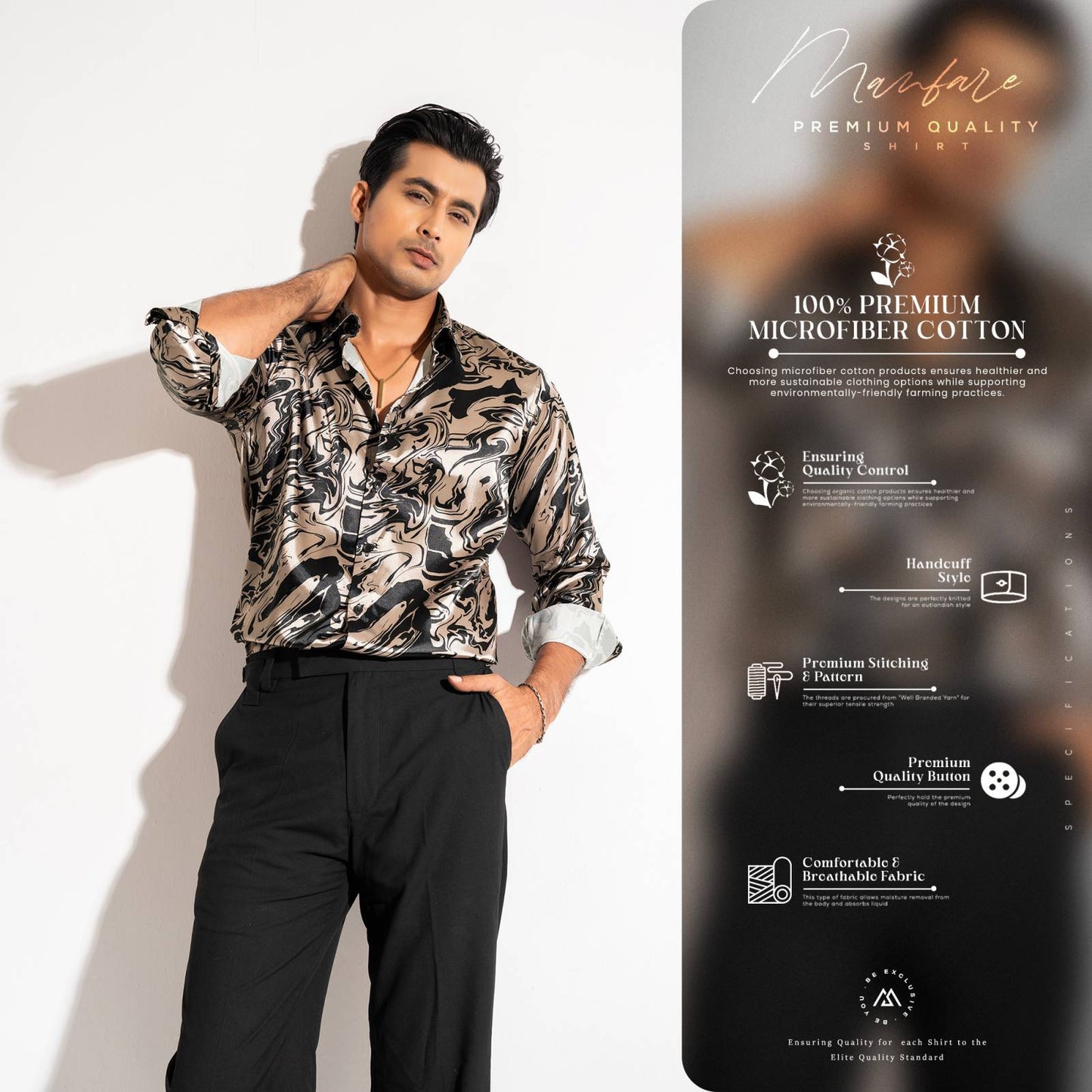 Premium Casual Printed Shirt For Men I MS-119