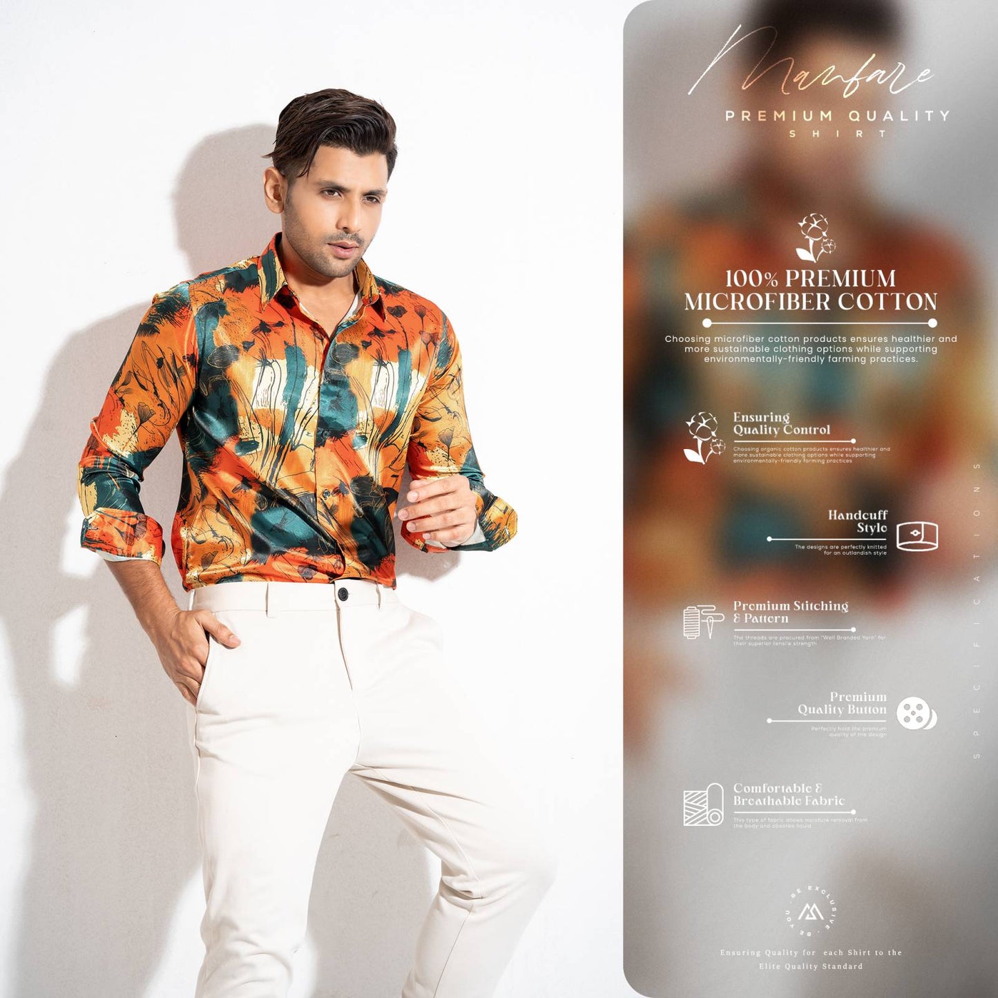 Premium Casual Printed Shirt For Men I MS-96