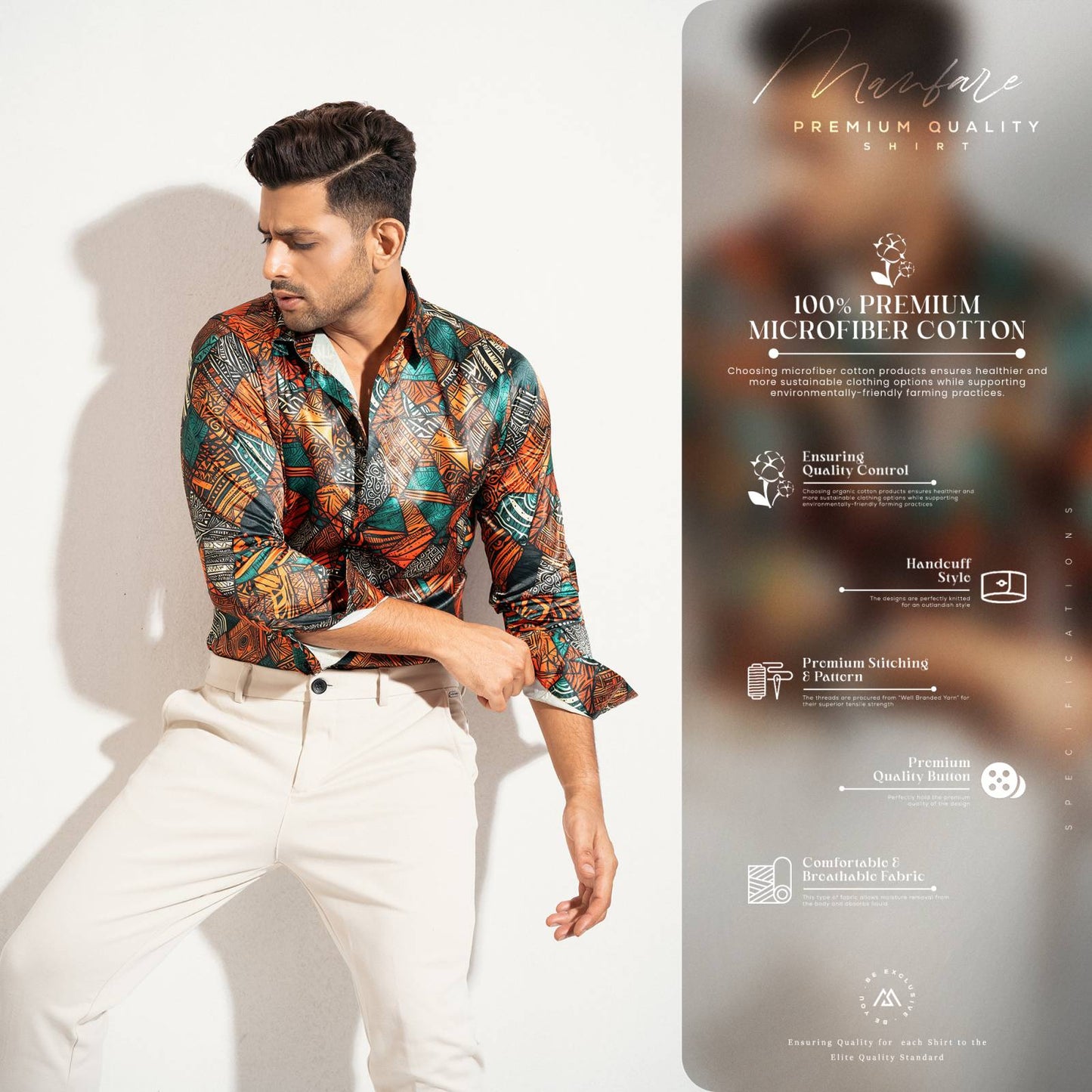 Premium Casual Printed Shirt For Men I MS-98