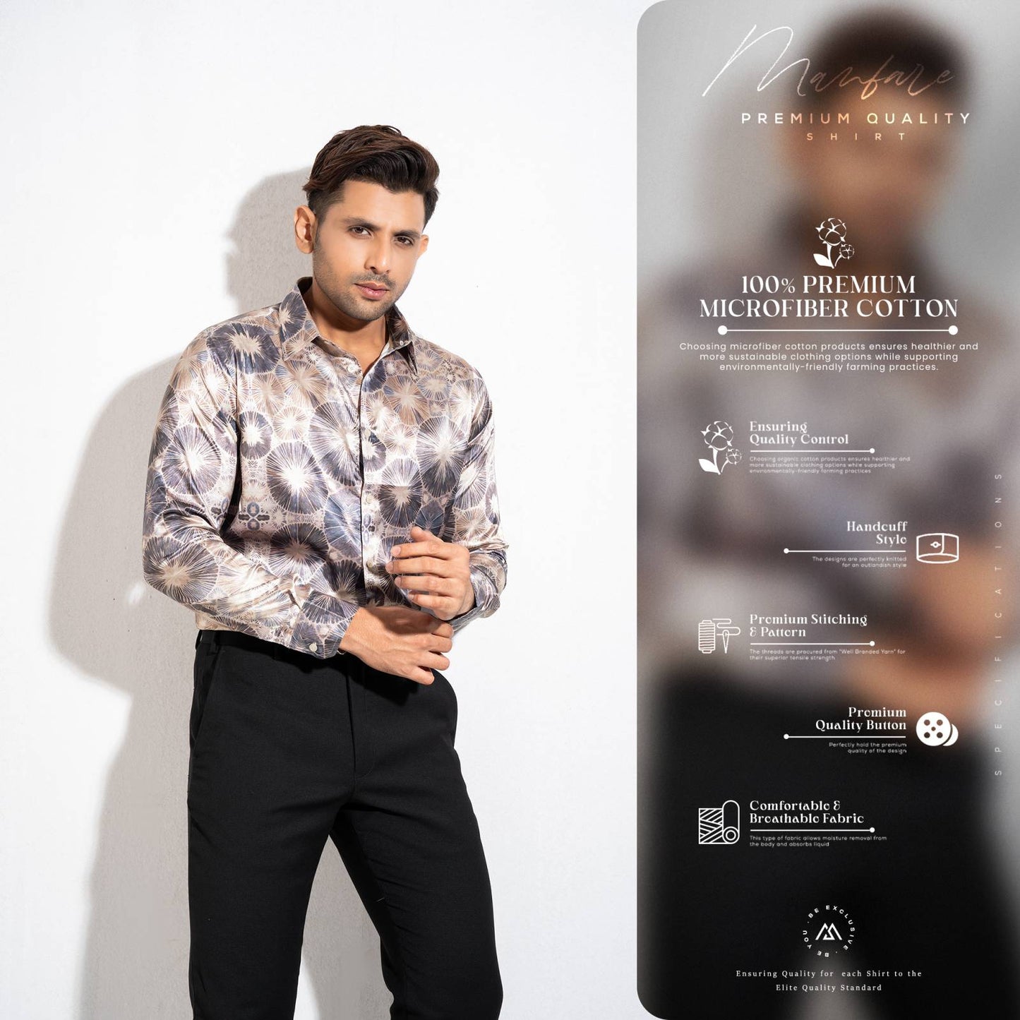 Premium Casual Printed Shirt For Men I MS-99